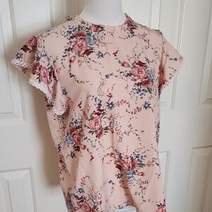 Floral Pink Women's Top